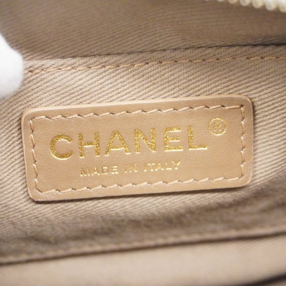 Chanel Shoulder Bag Matelasse Chain Goatskin White Champagne Ladies - Picture 5 of 11